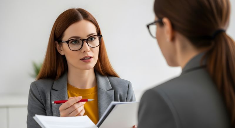 California employee consulting an attorney after being fired for reporting sexual harassment