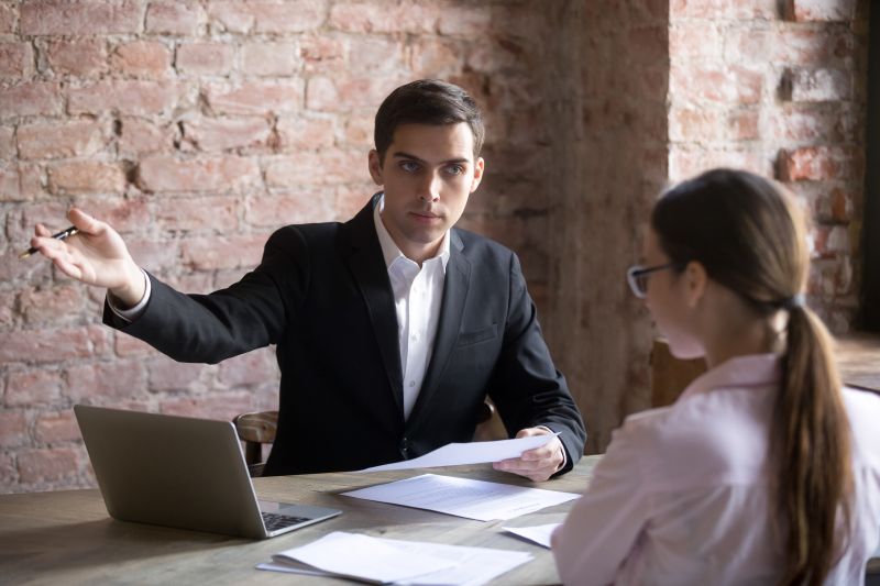 Employer dismissing harassment complaint in the workplace