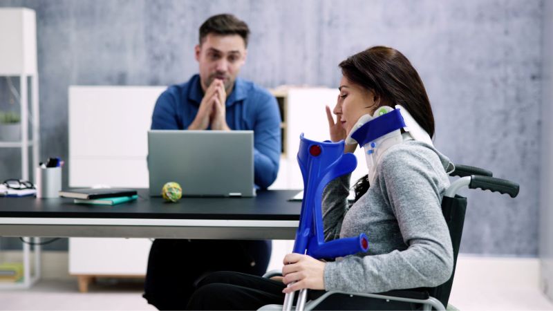 disability-leave-wrongful-termination-employee-employer-meeting