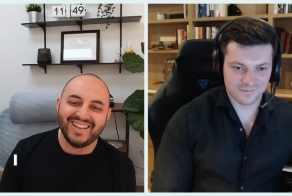 Manny Starr of Frontier Law Center and host Alex on The Growth Switch podcast discussing AI legal advice and employment law
