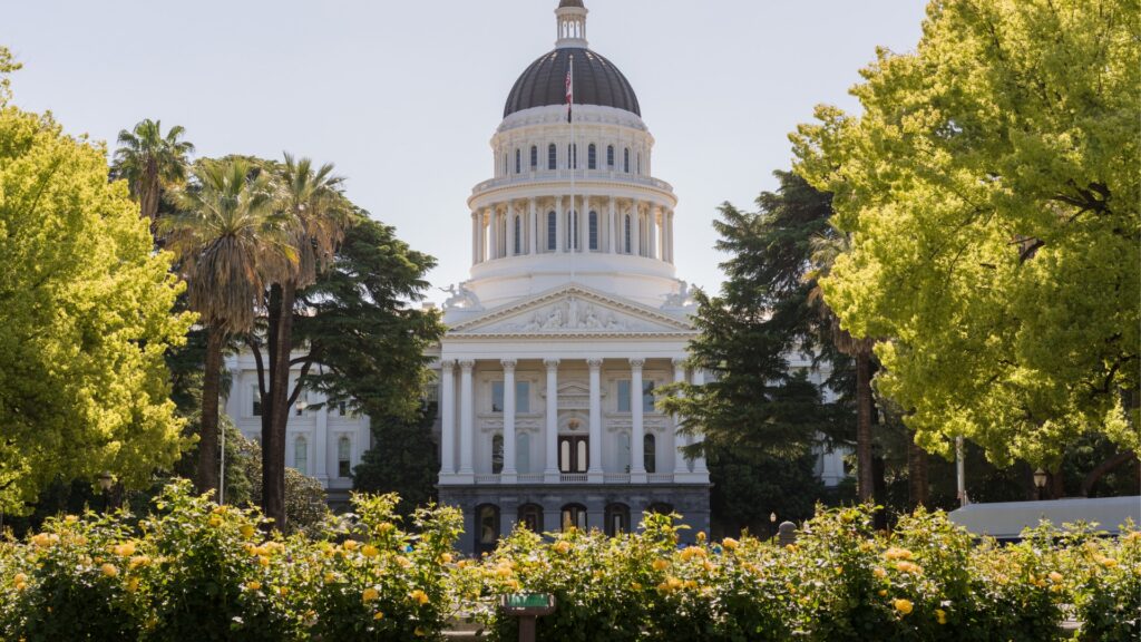 California State Capitol building in Sacramento, home of the California Fair Employment and Housing Act and other state employment discrimination laws