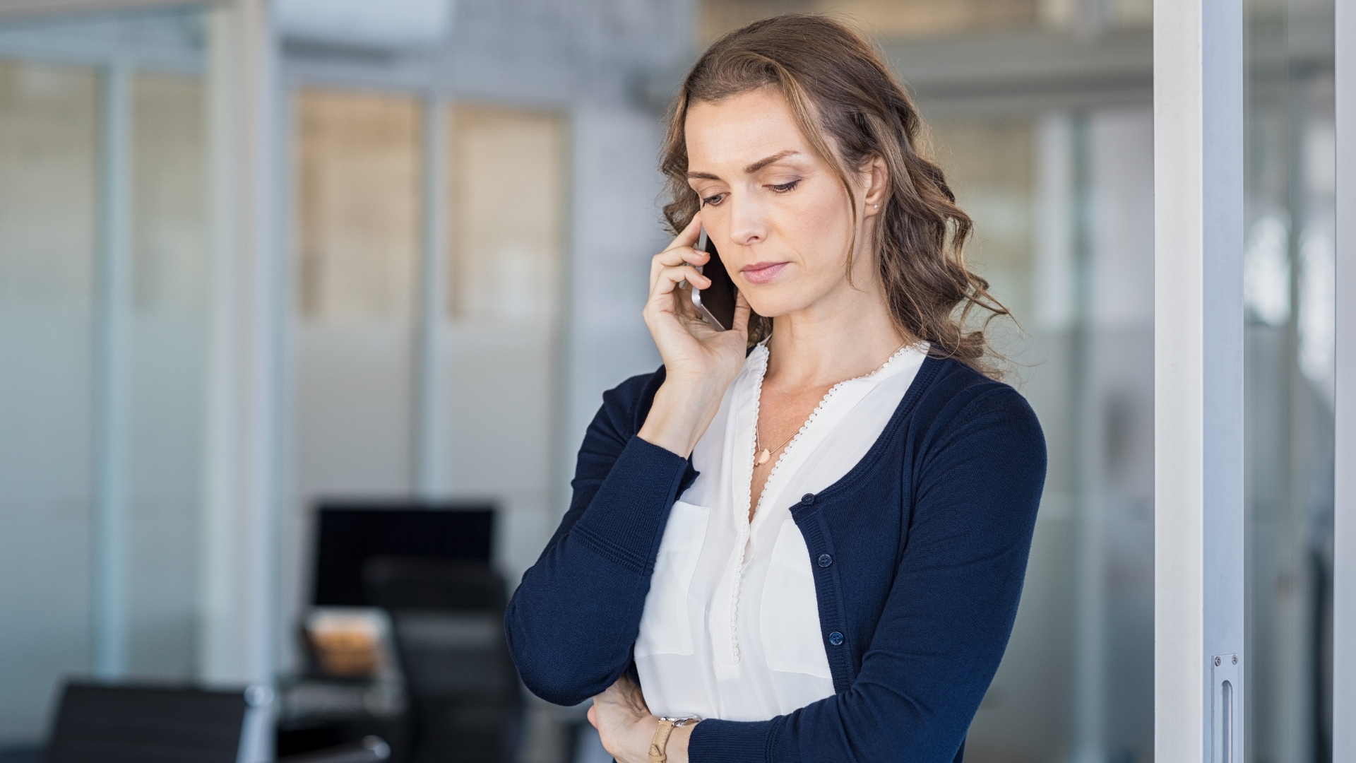 California employee on the phone with an attorney about a denied reasonable accommodation