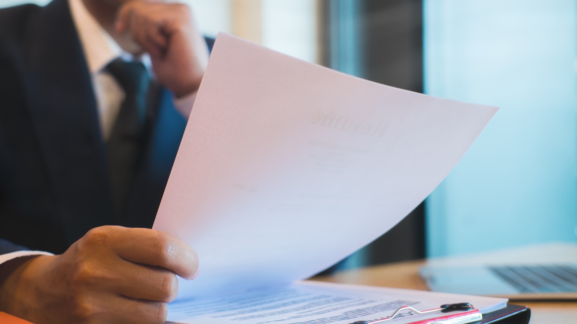 Employee reviewing documents to support a failure to accommodate claim in California